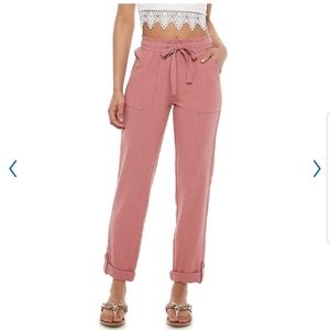 SO Juniors Linen Pants